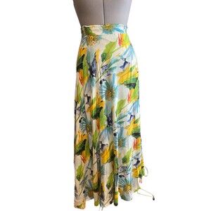 Platinum Wrap Around Skirt One Size Floral Maxi Work Casual Functions